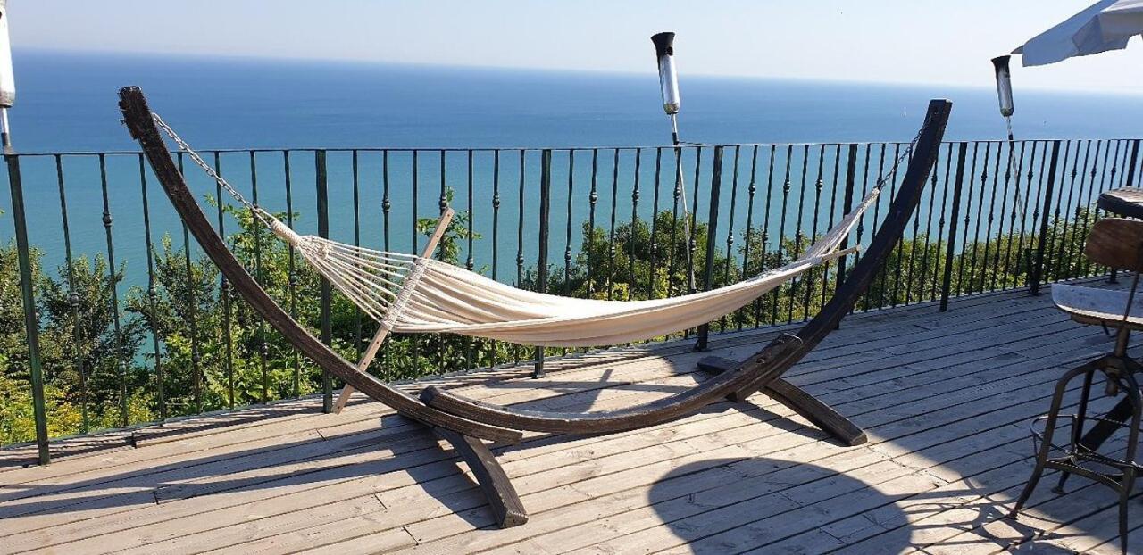 Happy Studio Sea View Topola Bagian luar foto
