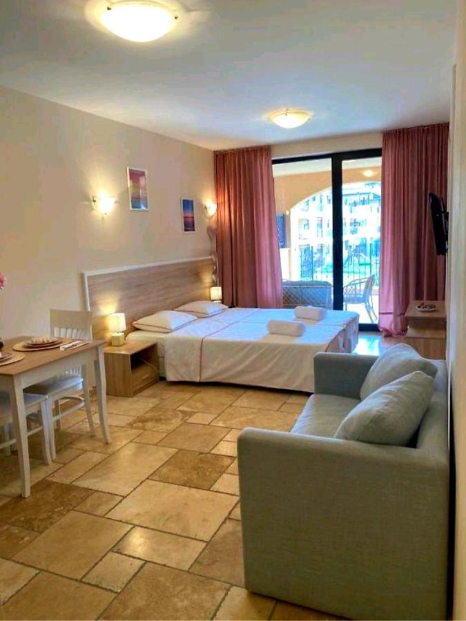 Happy Studio Sea View Topola Bagian luar foto